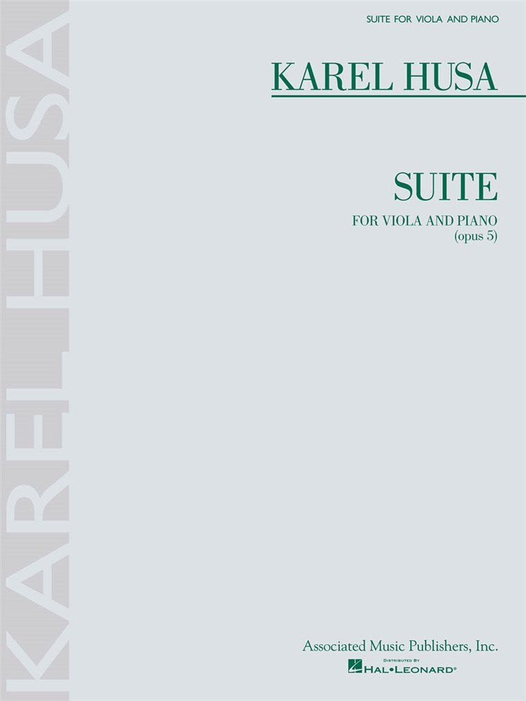 Karel Husa: Suite for Viola & Piano, Op. 5