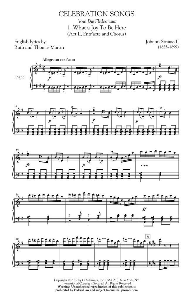 Celebration Songs