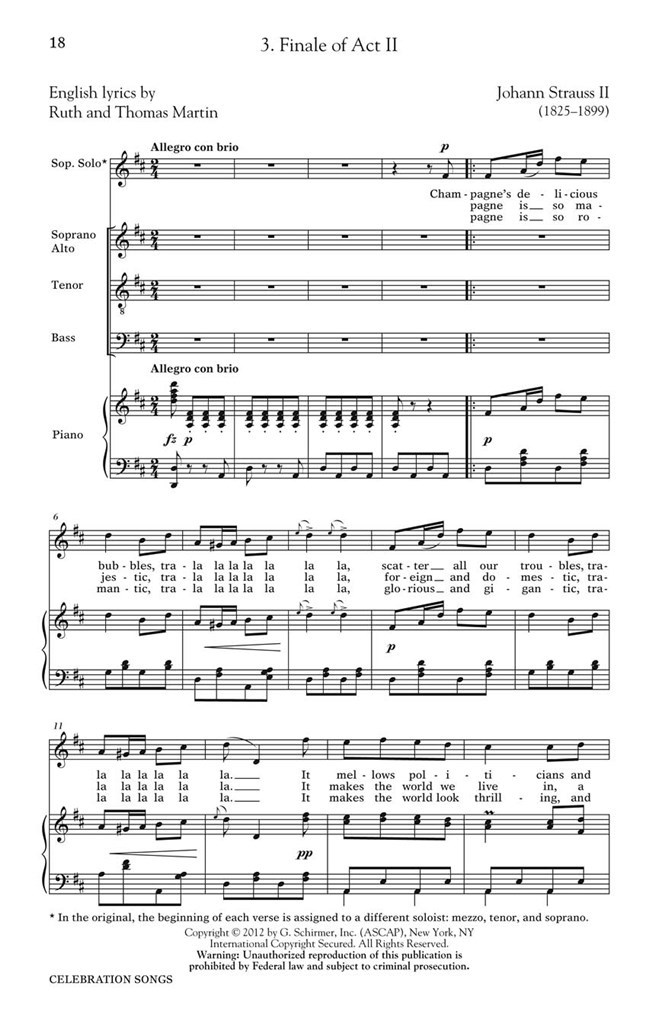 Celebration Songs