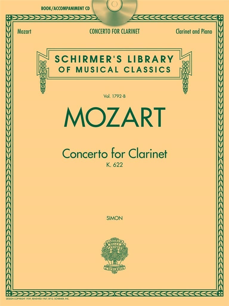 Mozart: Concerto for Clarinet K622