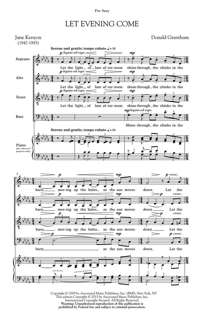 Let Evening Come