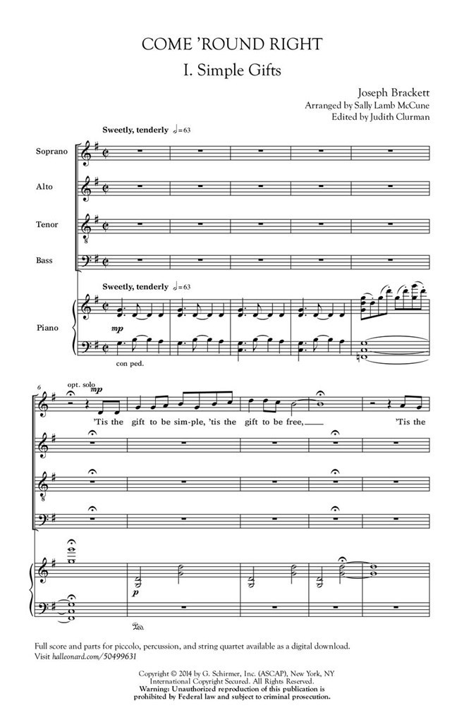 Come 'Round Right: A Folk Song Suite