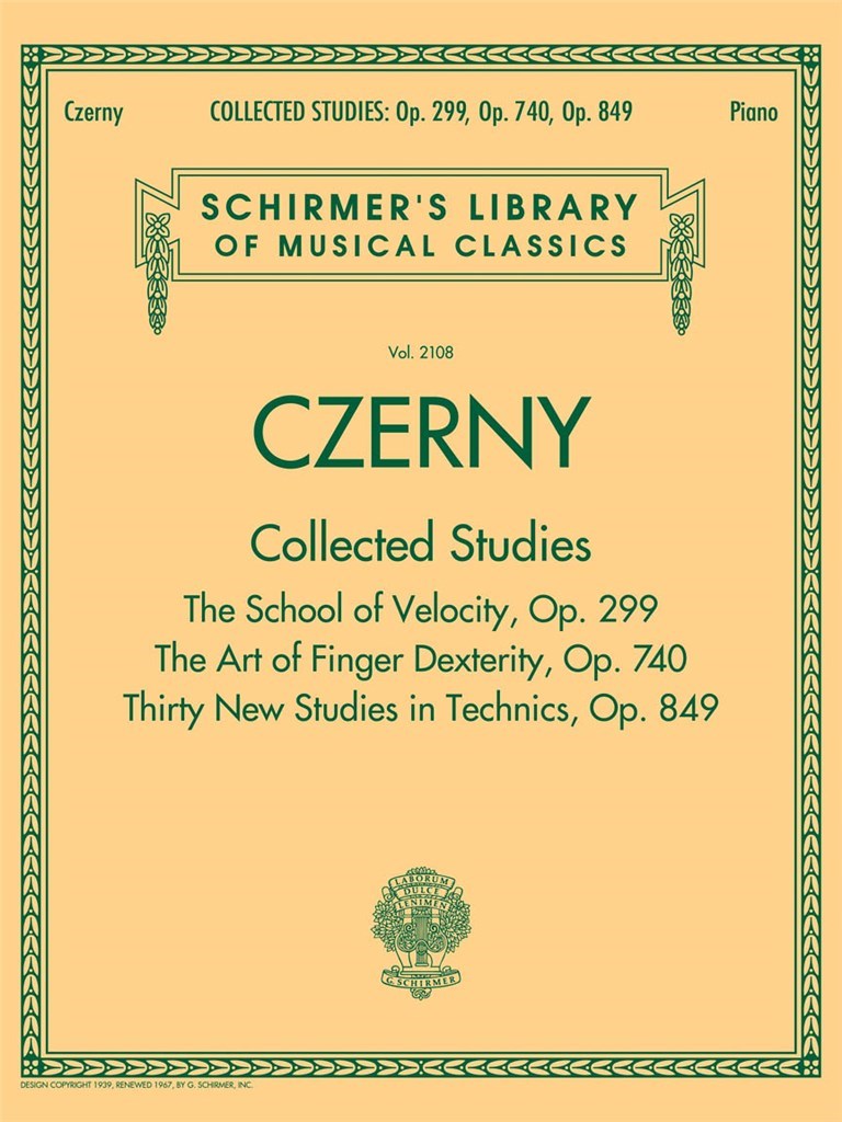 Collected Studies – Op. 299, Op. 740, Op. 849
