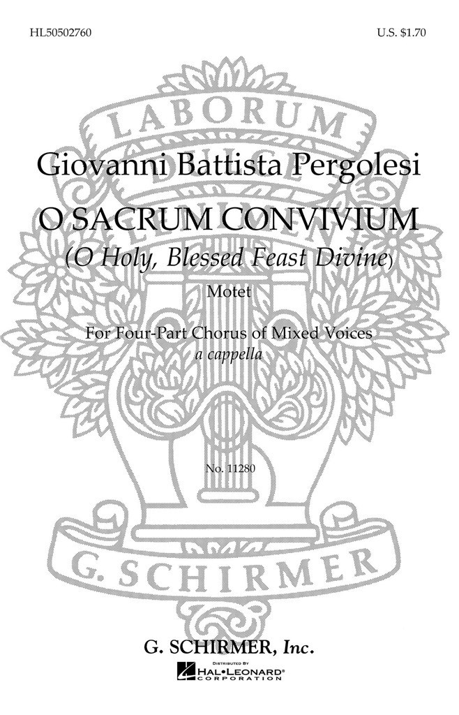 O Sacrum Convivium (O Holy Blessed Feast Divine)
