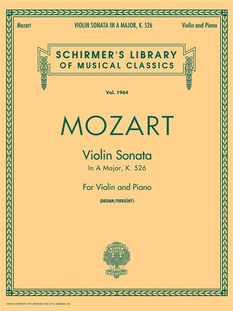 Sonata in A, K.526