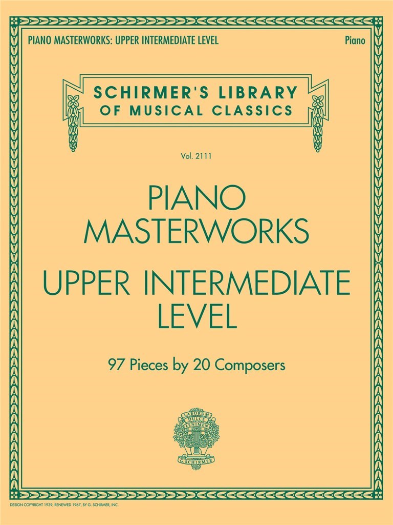 Piano Masterworks - Upper Intermediate Level