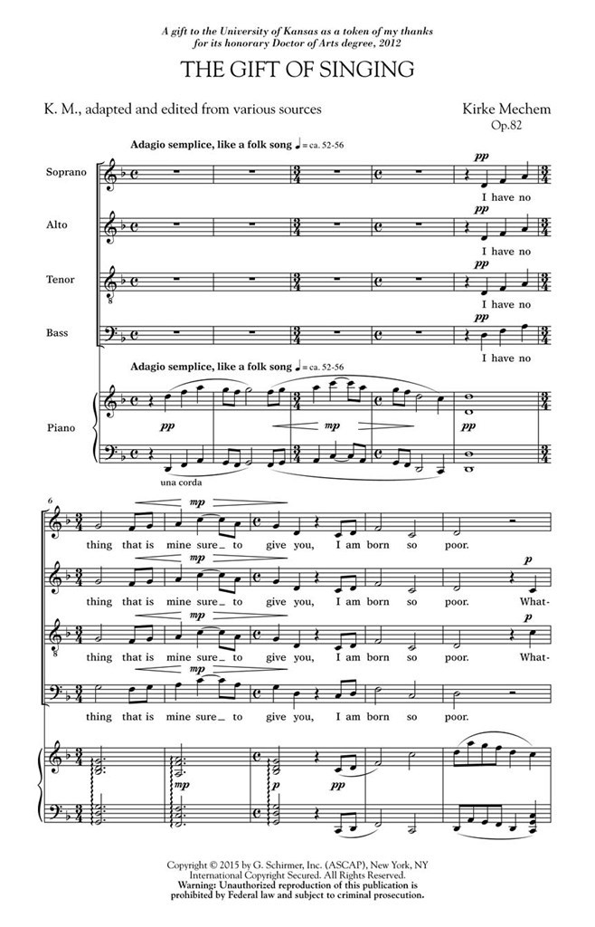The Gift of Singing