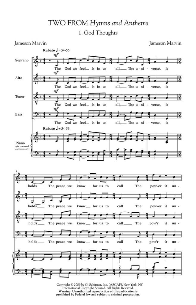 Two from Hymns and Anthems
