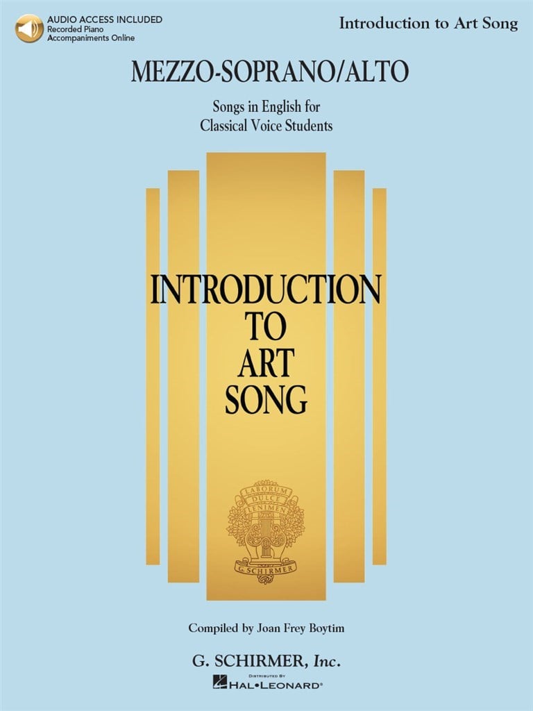 Introduction to Art Song for Mezzo-Soprano or Alto