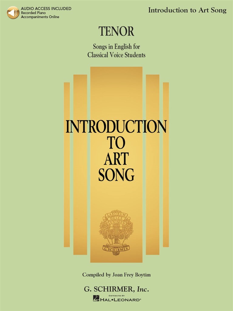 Introduction to Art Song for Tenor Voice