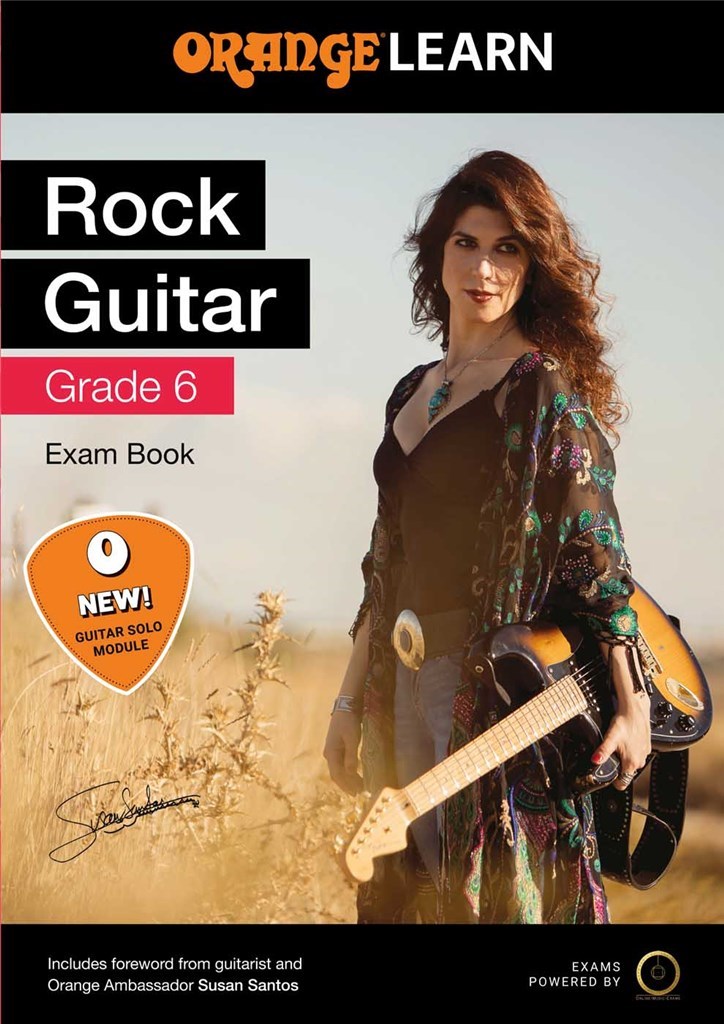 Orange Learn Guitar Grade 6