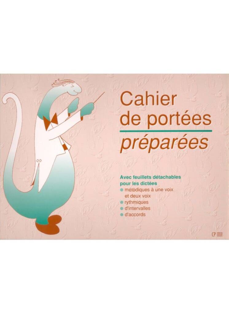 Cahier De Portées Préparées Spécial Dictées