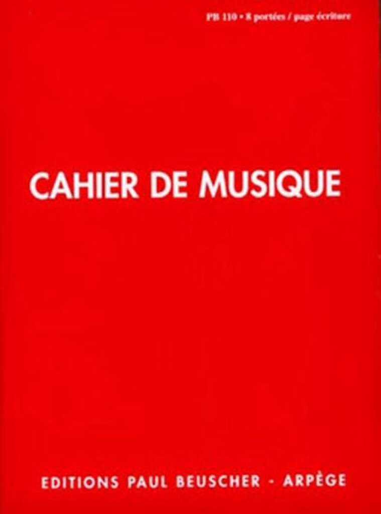 Cahier De Musique
