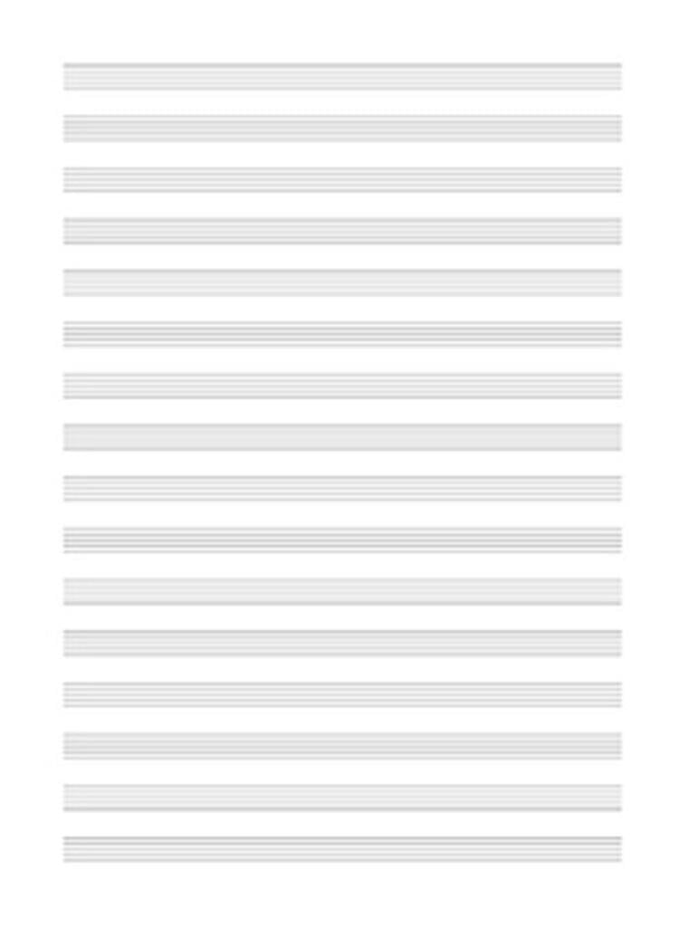 Papier à musique 16 portées