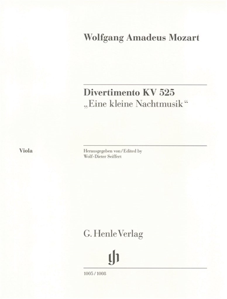 Divertimento KV 525 "Eine kleine Nachtmusik"