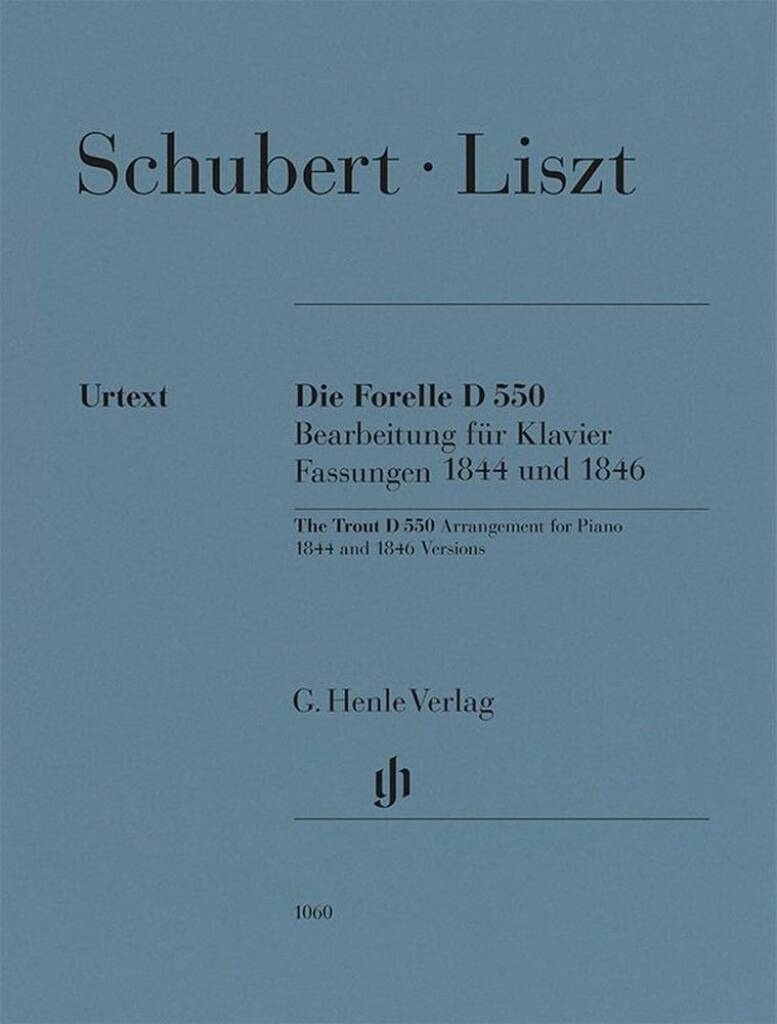 Die Forelle D 550, Fassungen 1844 und 1846