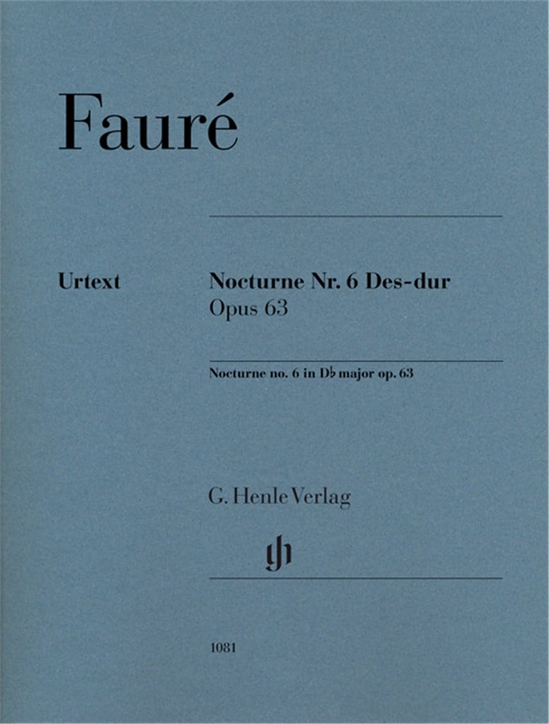 Nocturne no. 6 in D flat major op. 63