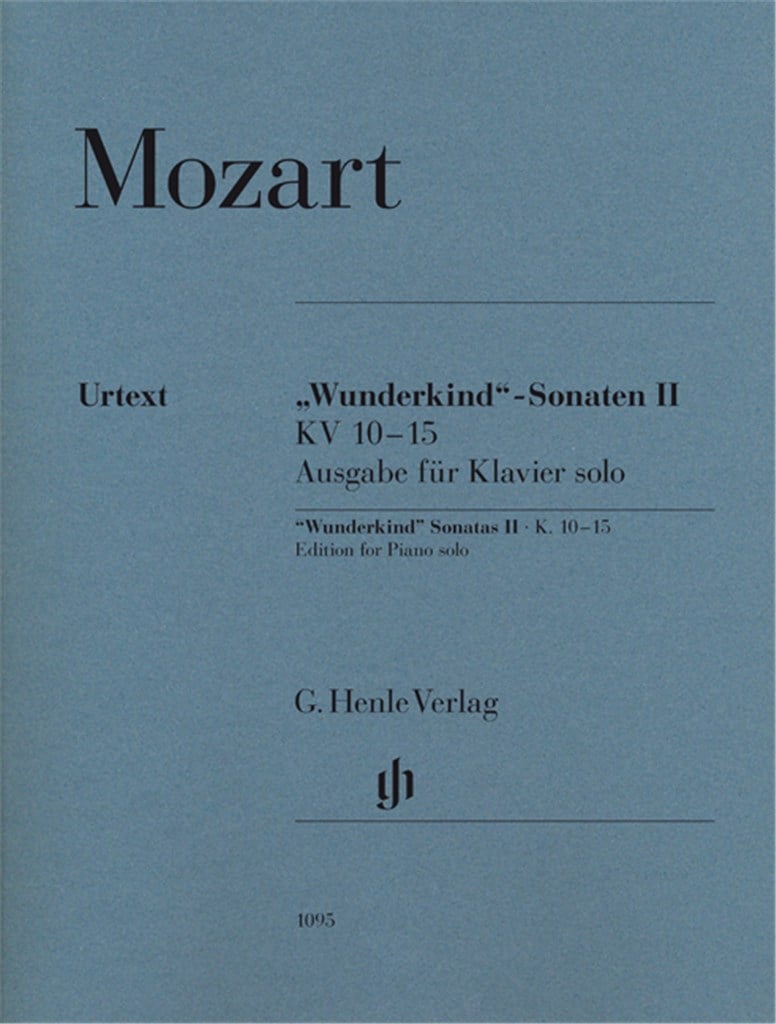 Wunderkind-Sonaten Band II KV 10-15