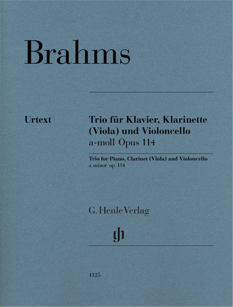 Trio for Piano, Clarinet (Viola) and Violoncello