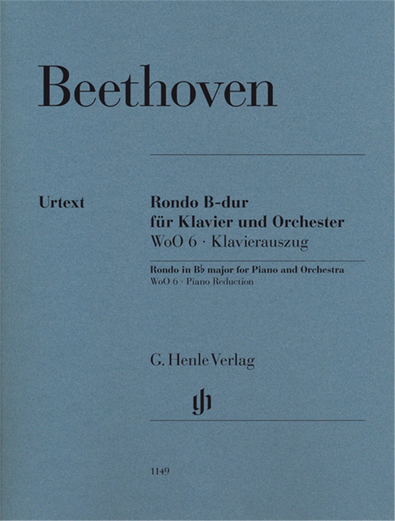 Rondo B-dur für Klavier und Orchester WoO6