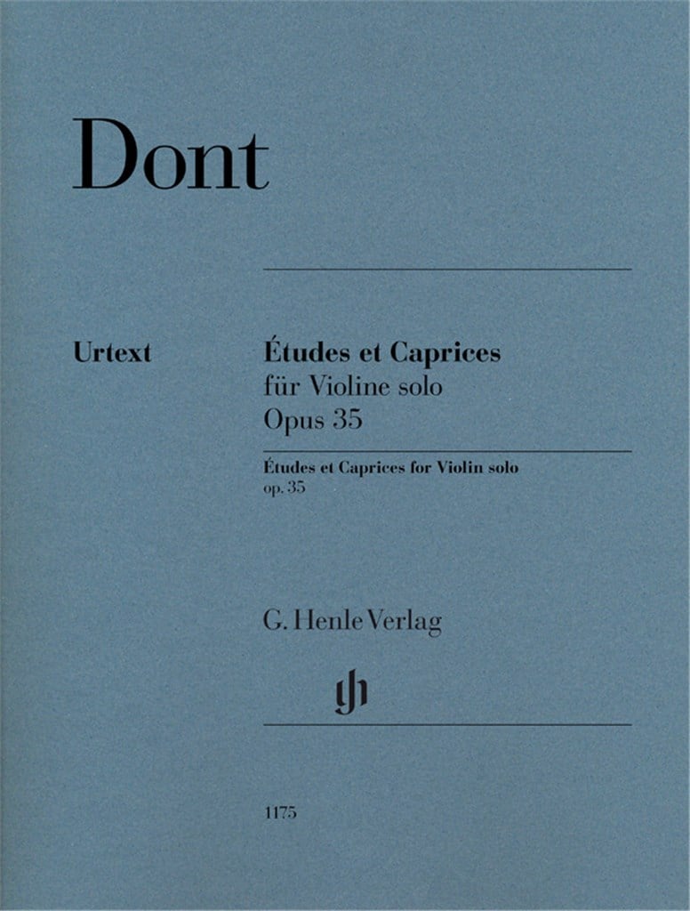 Études et Caprices for Violin solo op. 35