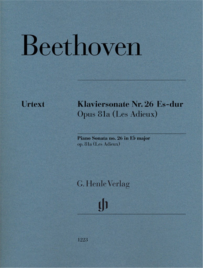Piano Sonata no. 26 in E flat major op. 81a
