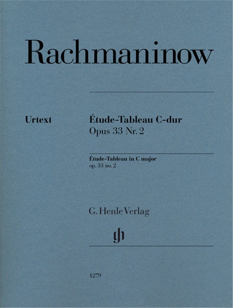 Étude-Tableau in C major op. 33 no. 2
