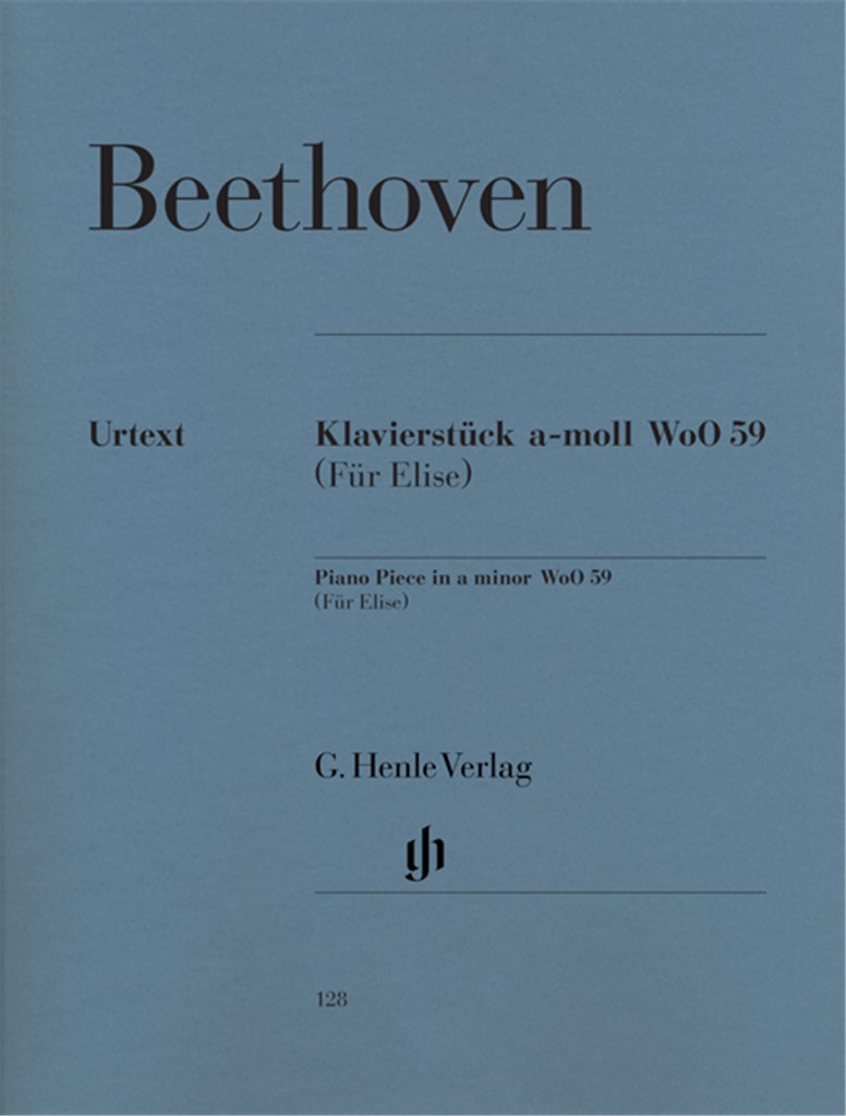 Ludwig van Beethoven: "Für Elise" Piano Piece A minor WoO 59
