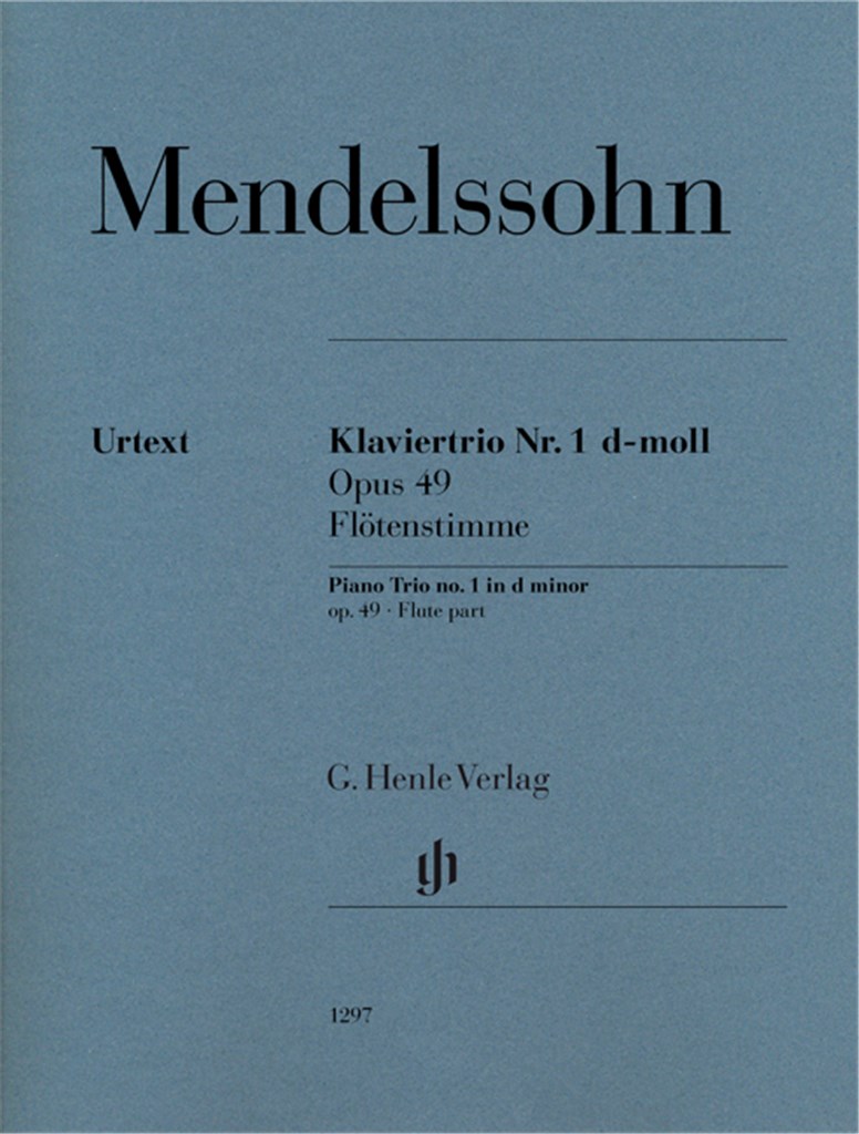 Piano Trio op. 49, additional Flute Part