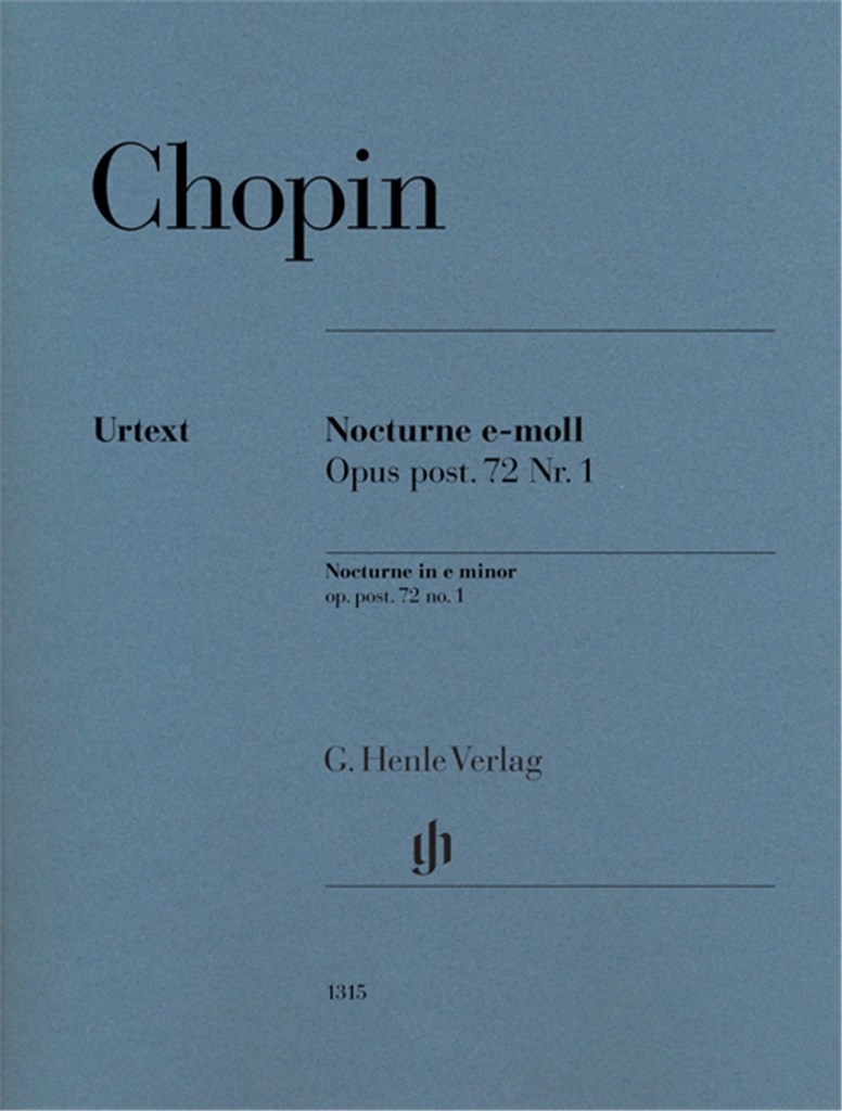 Nocturne in e minor op. post. 72 no.1