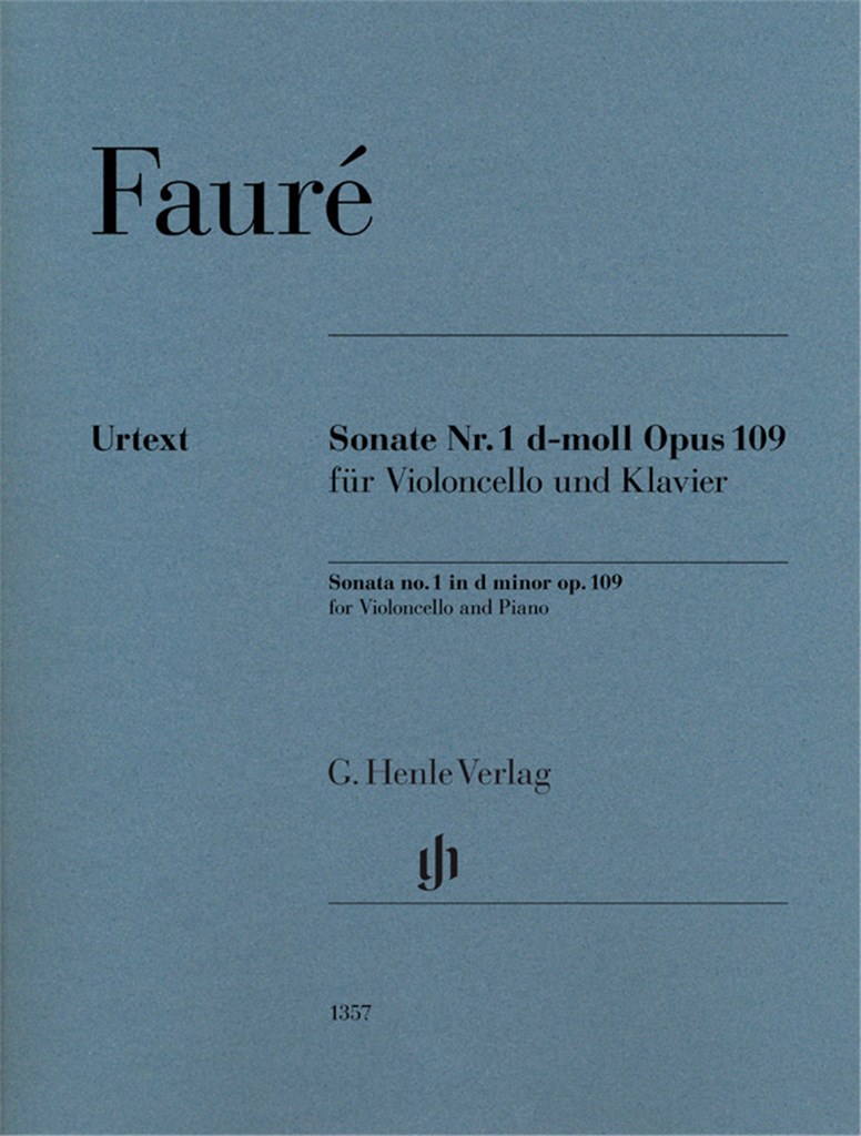 Sonata no. 1 in d minor op. 109