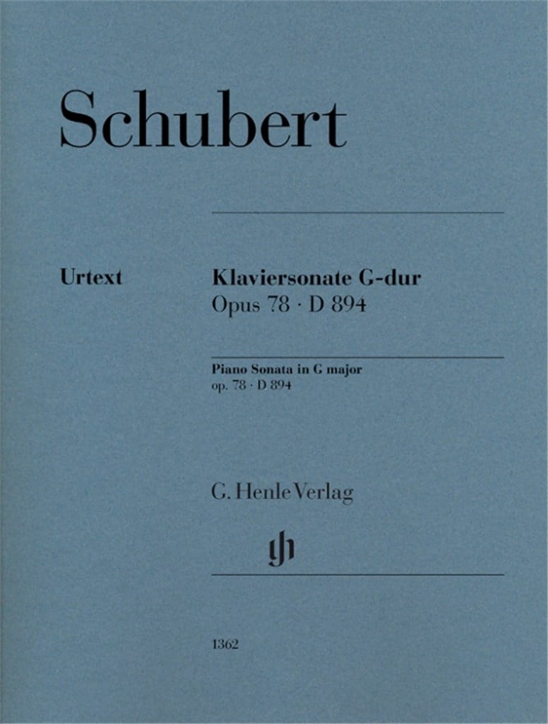 Piano Sonata G Major Op. 78 D 894