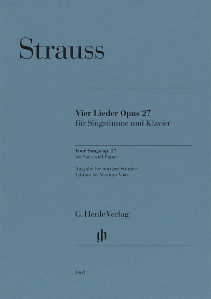 Vier Lieder Opus 27