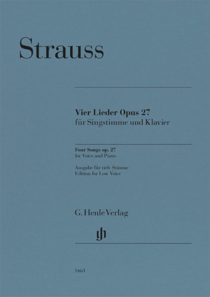 Vier Lieder Opus 27