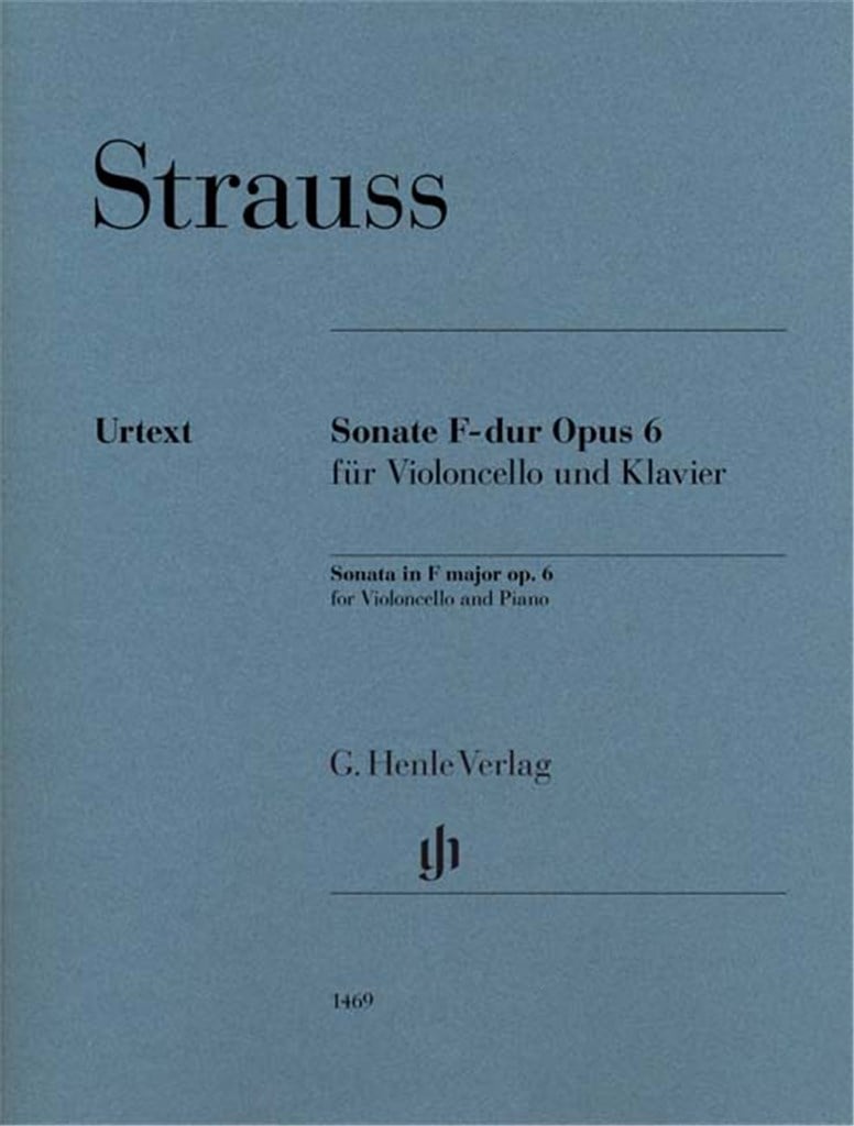 Sonata in F major op. 6 for Violoncello and Piano