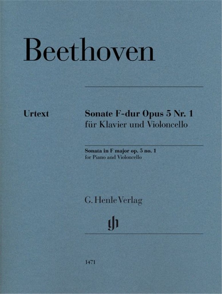 Violoncello Sonata F Major Op. 5 No. 1