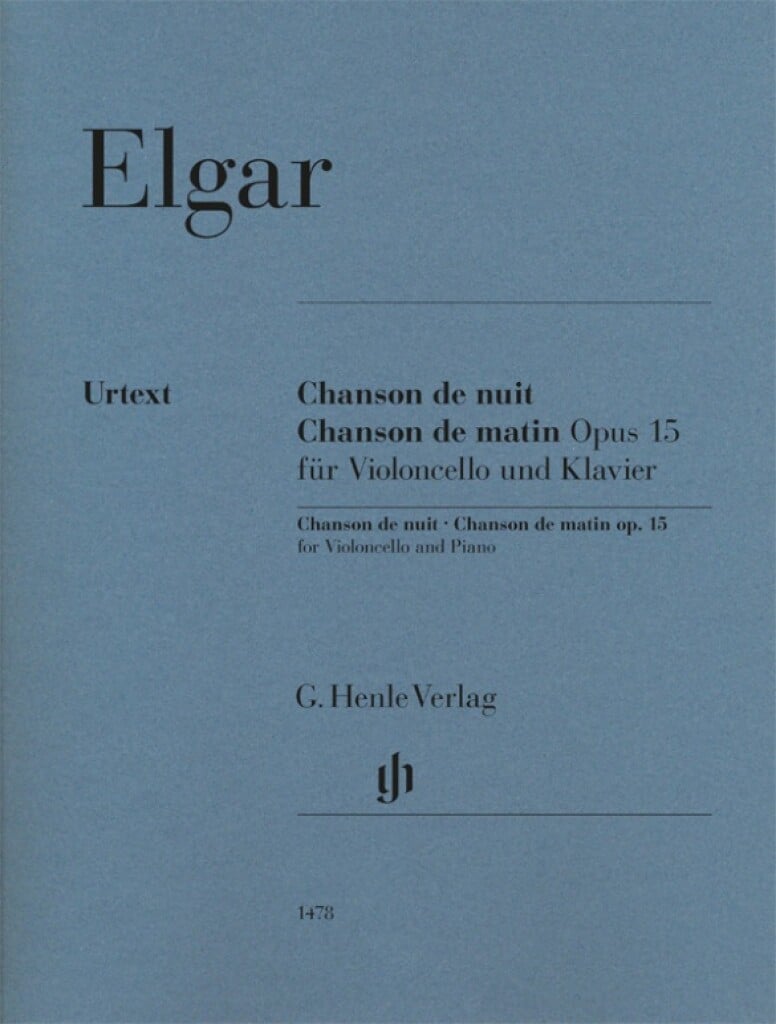 Chanson de Nuit - Chanson de Matin Opus 15