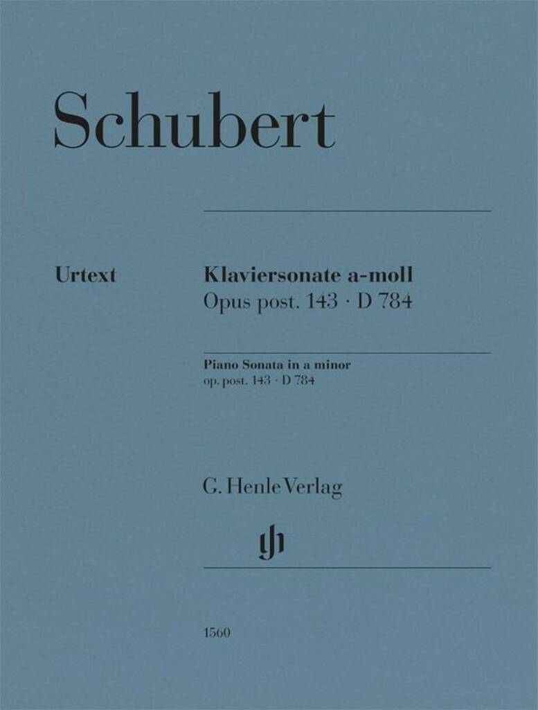 Klaviersonate A-moll Op. Post. 143D 784
