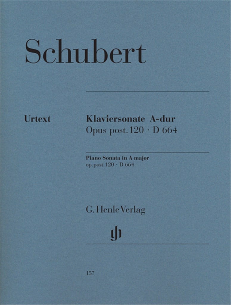 Klaviersonate A-dur Opus post. 120, D 664