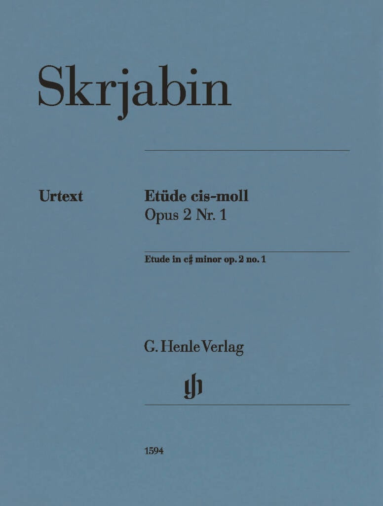 Etüde cis-moll op. 2 Nr. 1