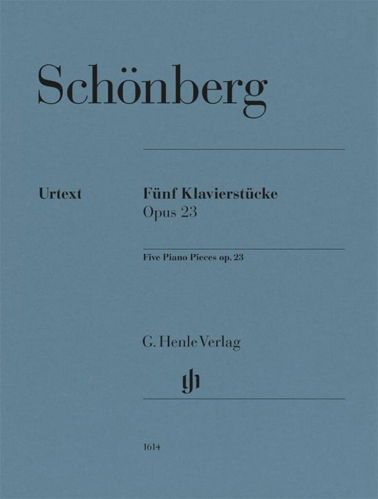 Fünf Klavierstücke Op. 23