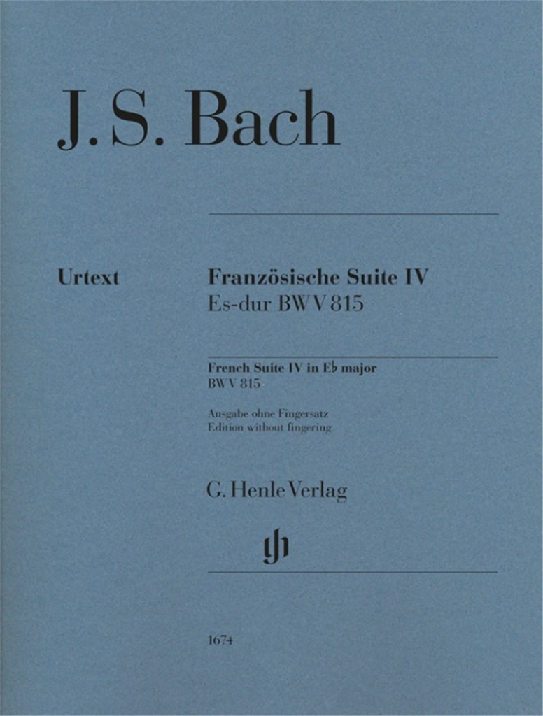 Französische Suite IV - D-moll BWV 815