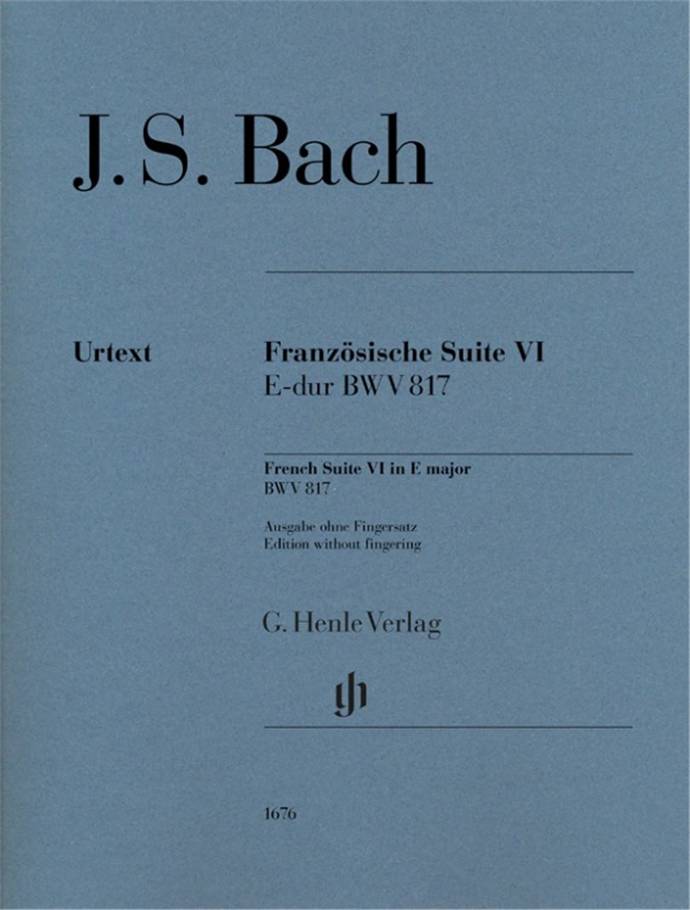 Französische Suite VI - D-moll BWV 817