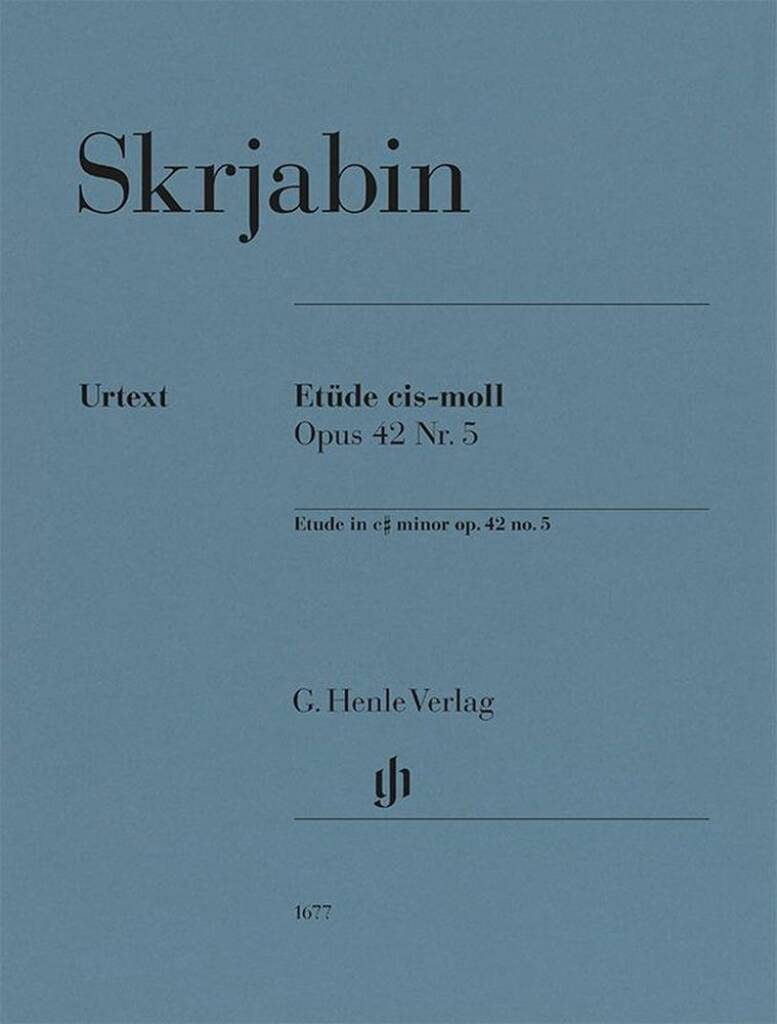 Etude C sharp minor Op. 42 No. 5