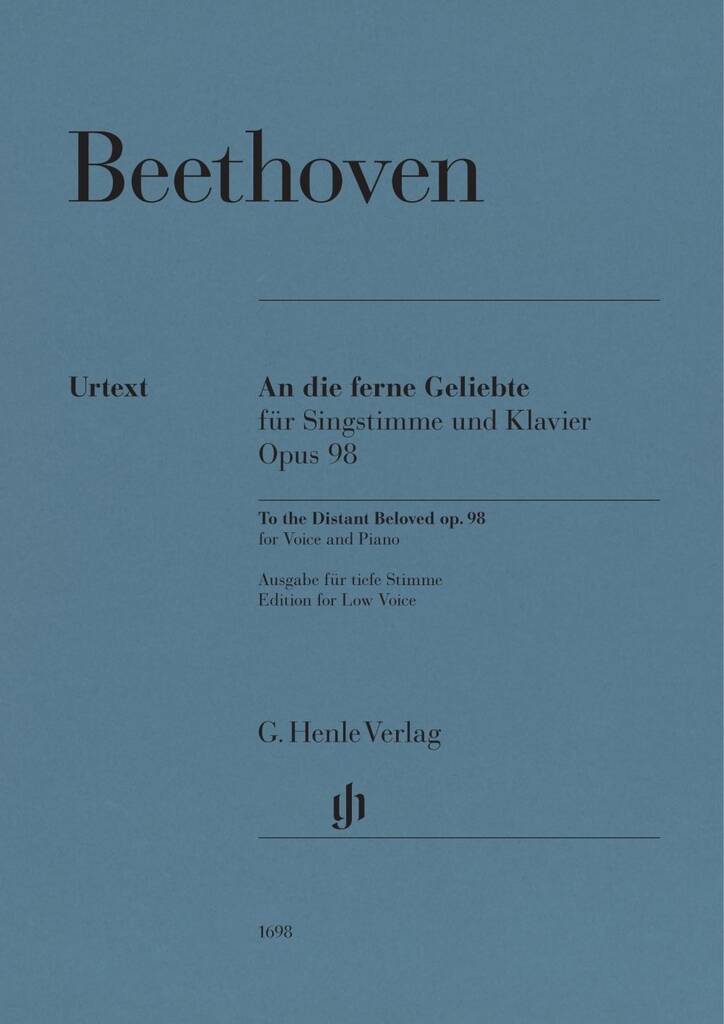 To the Distant Beloved op. 98 for Voice and Piano