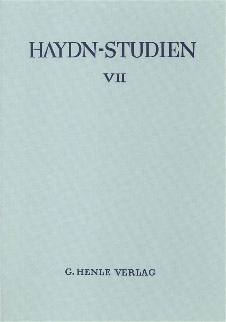 Haydn-Studien Einb.-Decke 7