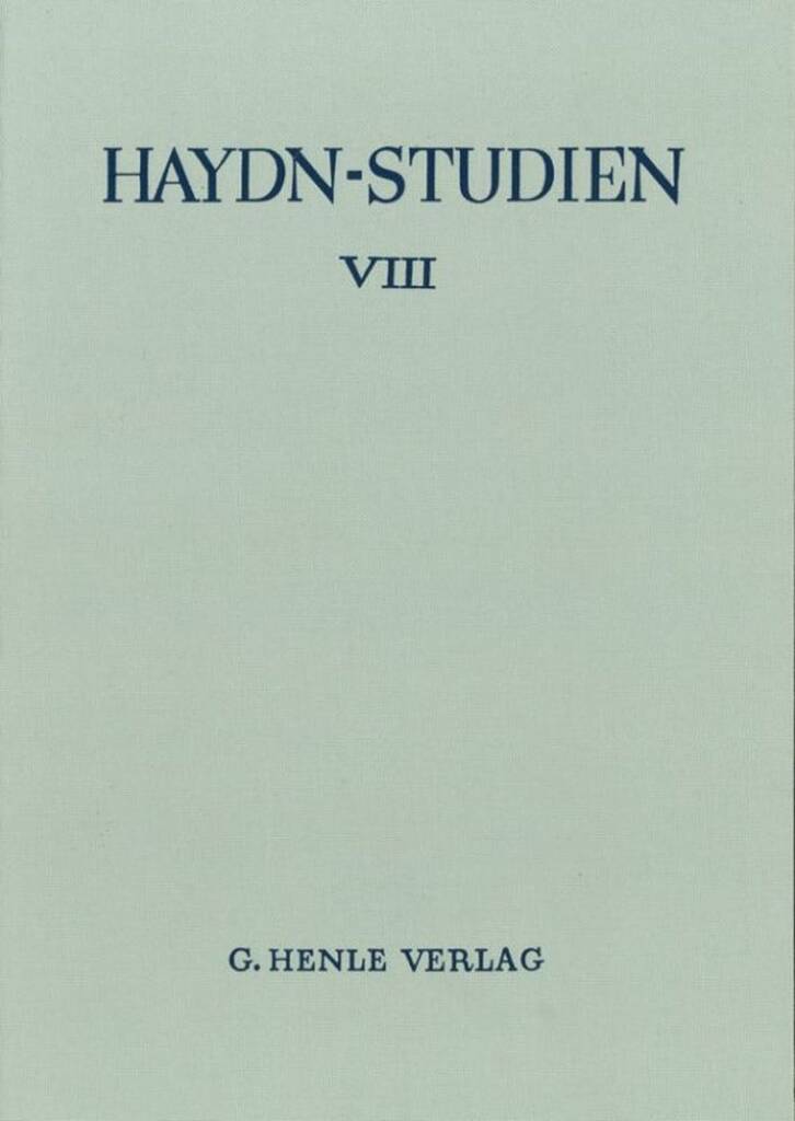 Haydn Studien Einb.-Decke 8