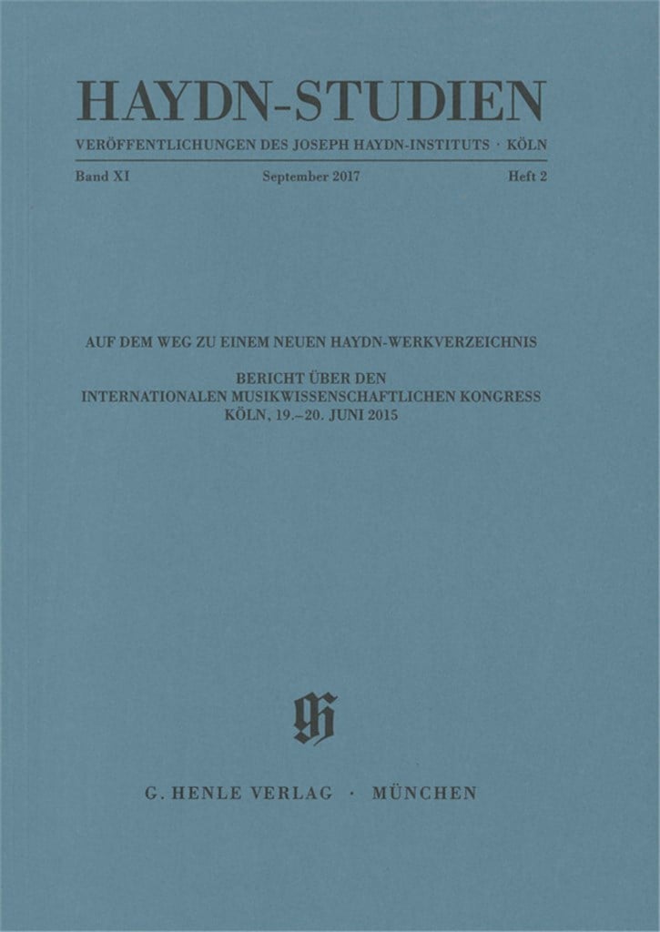 Haydn Studies Vol. 11 No. 2