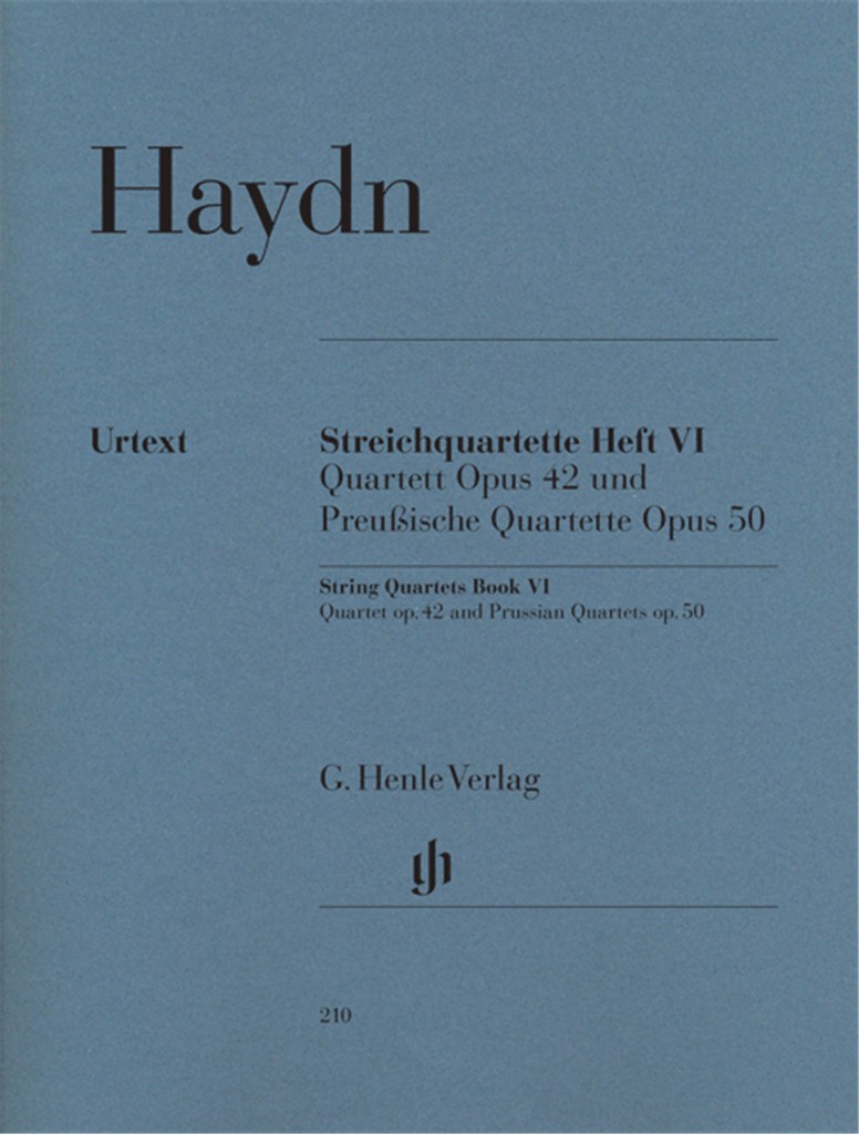Streichquartette Heft VI op. 42 und 50