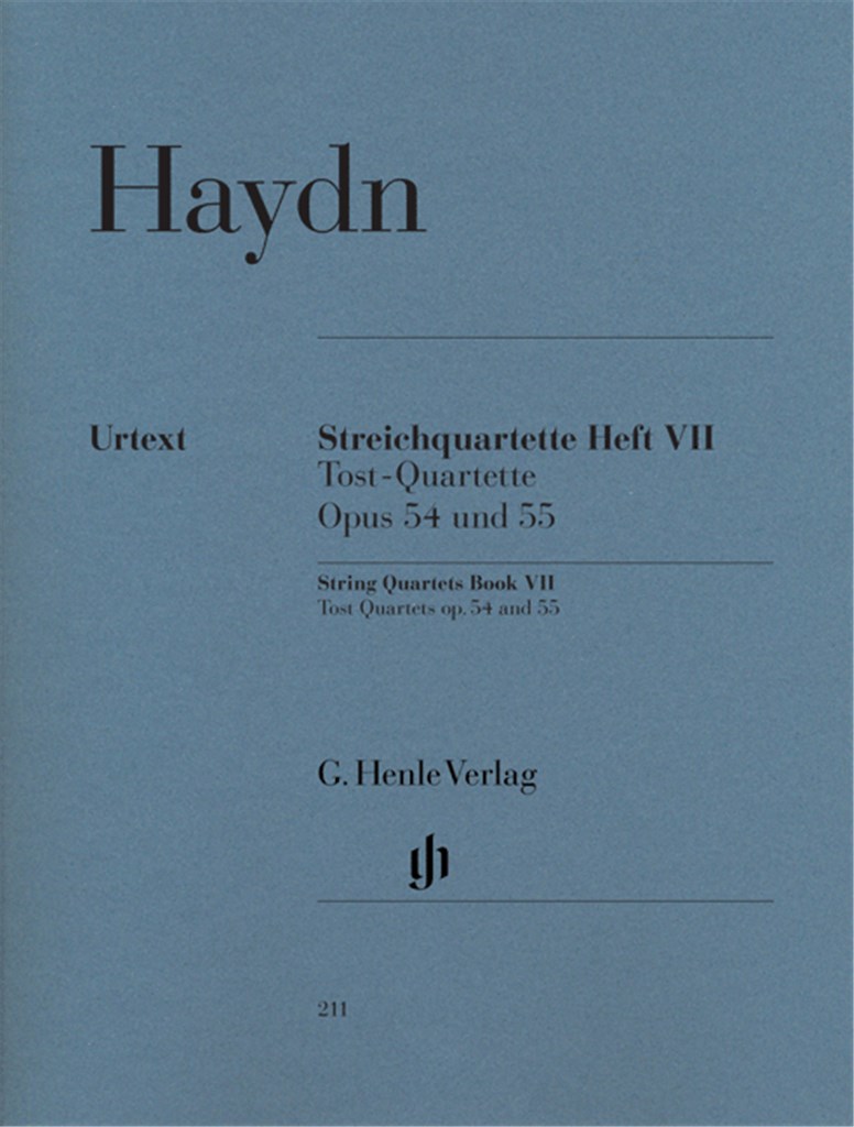 Streichquartette Heft VII op. 54 und 55